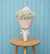 Букет цветов из:  Гипсофила в Кизляре Республики Северная Осетия-Алания