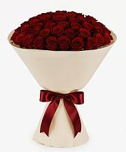 Букет 101 Бордовая роза Блэк Бакарра в Кизляре Республики Северная Осетия-Алания