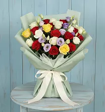 Букет цветов из:  Розы в Кизляре Республики Северная Осетия-Алания