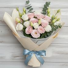 Букет цветов из:  Лизиантусы в Кизляре Республики Северная Осетия-Алания