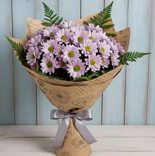 Букет цветов из:  Хризантемы #REPLACE_PRED# Кизляре Республики Северная Осетия-Алания