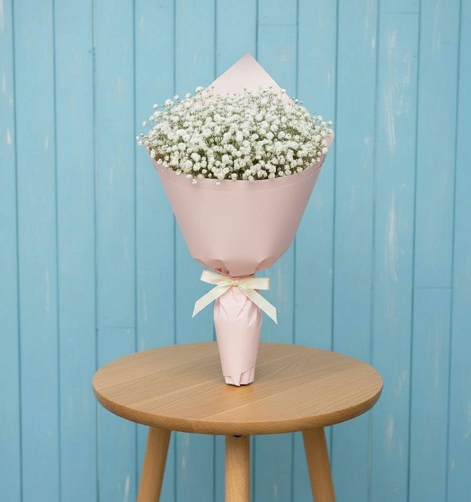 Букет цветов из: Гипсофила в Кизляре Республики Северная Осетия-Алания