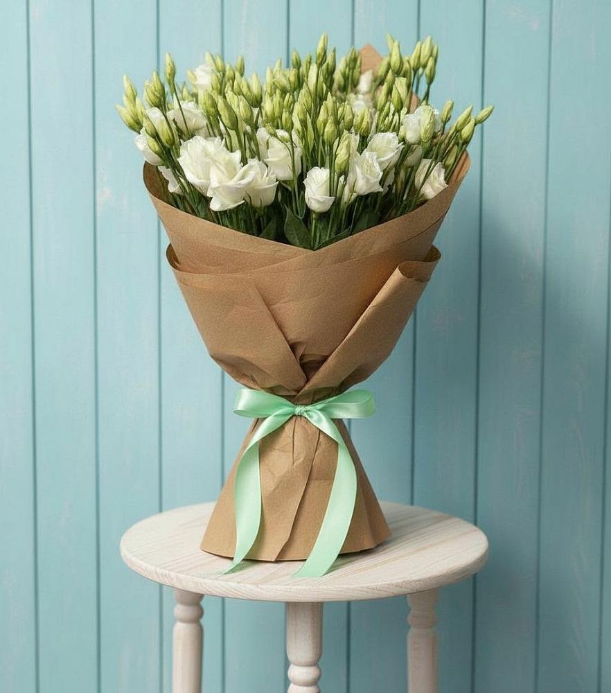 Букет цветов из: Лизиантусы в Кизляре Республики Северная Осетия-Алания