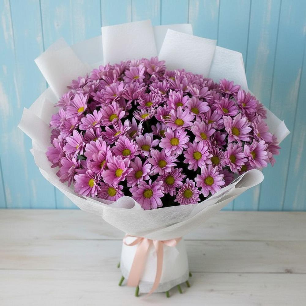Букет цветов из: Хризантемы в Кизляре Республики Северная Осетия-Алания