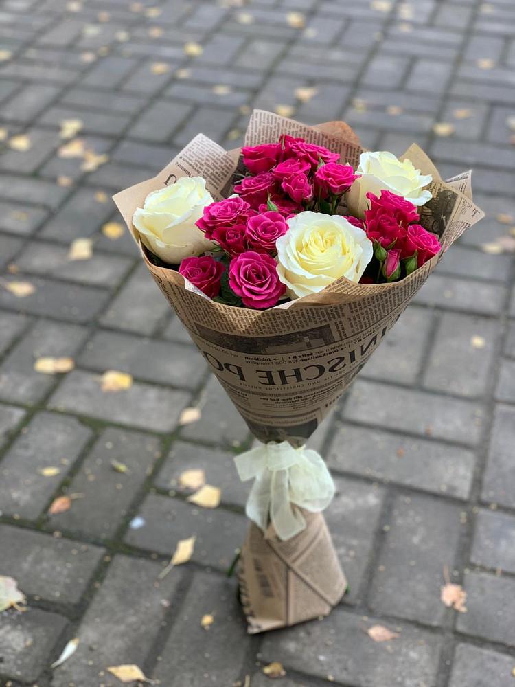 Букет цветов из: Розы в Кизляре Республики Северная Осетия-Алания